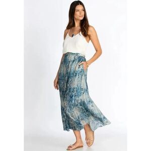 ✨Johnny Was Santorini Silk Maxi Sz Medium Skirt✨